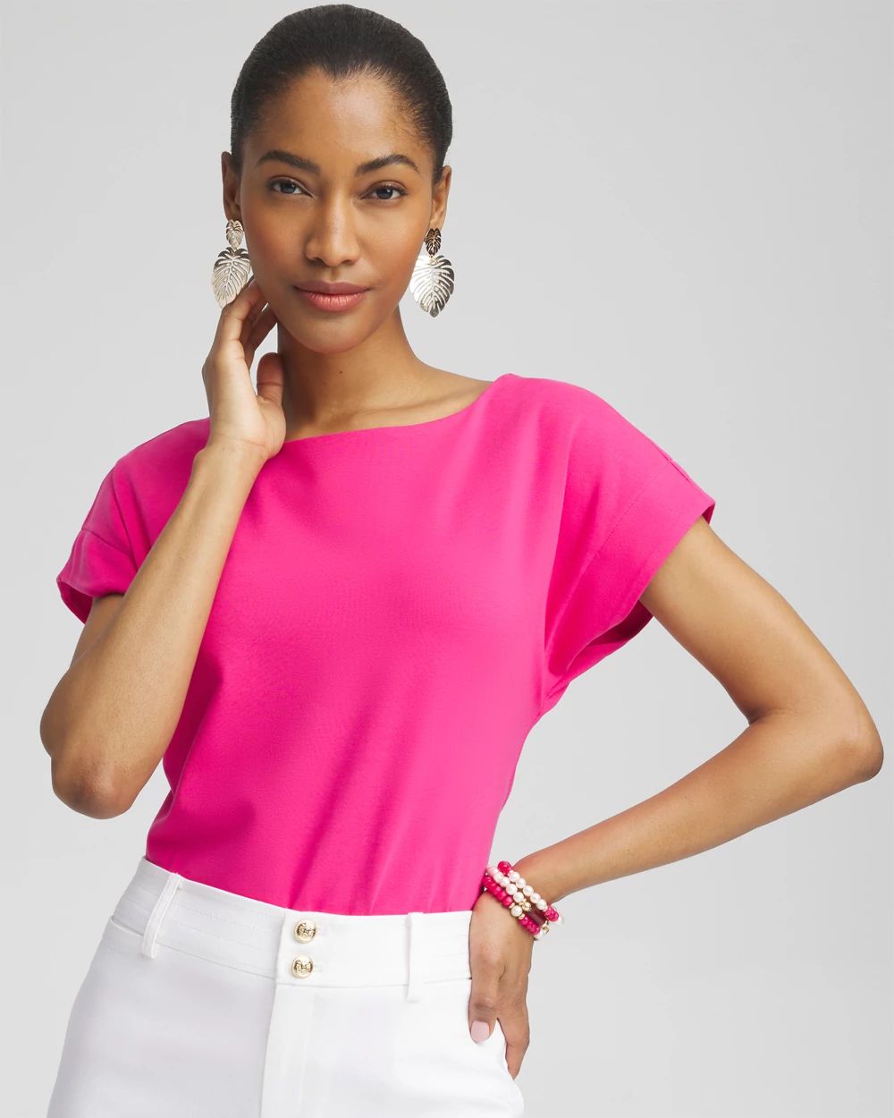 Modern Cap Sleeve Tee | Chico's